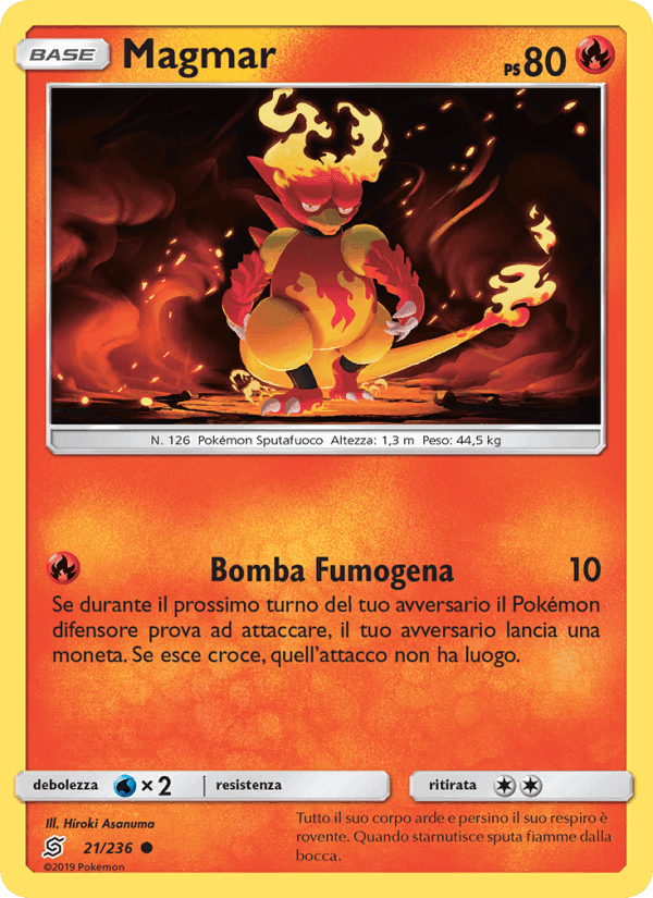 Magmar, carta 21 di Sintonia Mentale