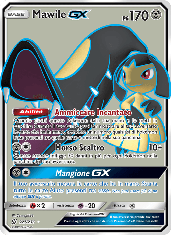 Mawile GX, carta 227 di Sintonia Mentale