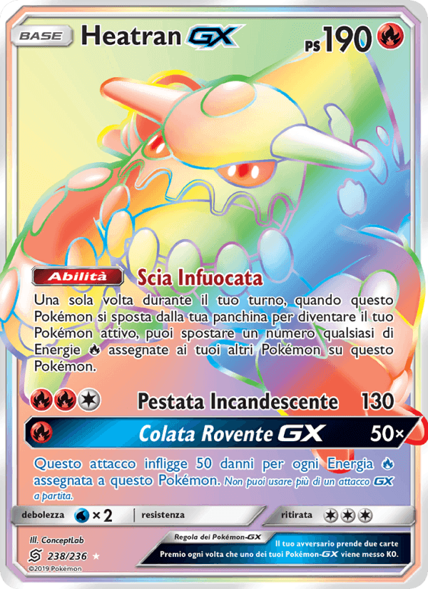 Heatran GX, carta 238 de Sintonia Mentale