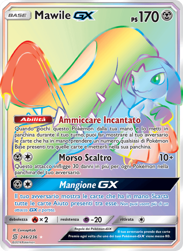 Mawile GX, carte 246 de Sintonia Mentale