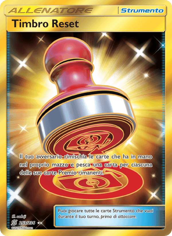 Timbro Reset, carte 253 de Sintonia Mentale