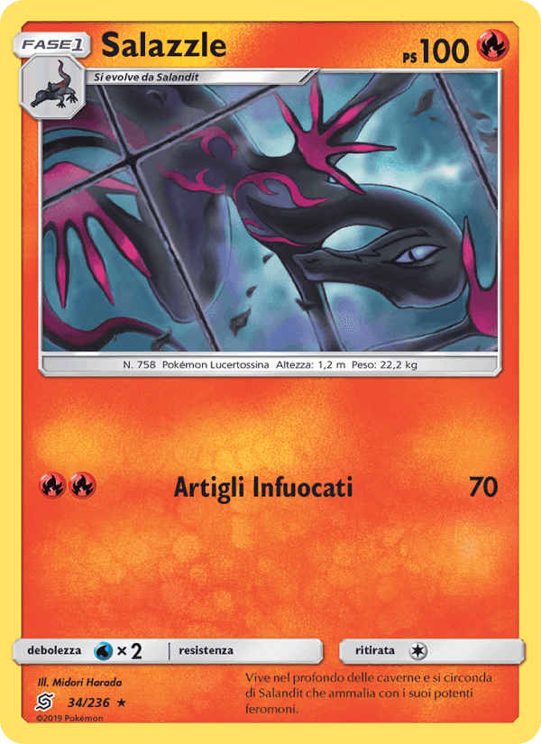 Salazzle, carte 34 de Sintonia Mentale