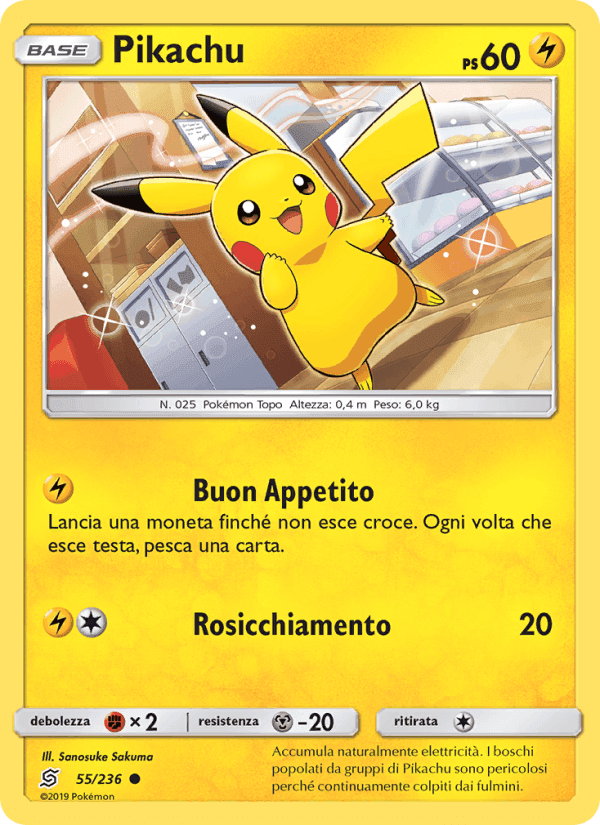 Sintonia Mentale の 55 番、Pikachu