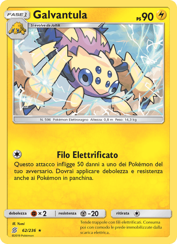 Galvantula, card 62 from Sintonia Mentale