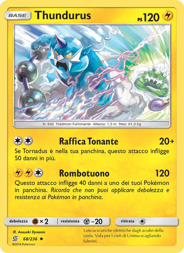 Thundurus, carta 68 di Sintonia Mentale