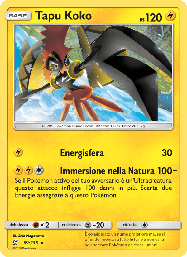 Tapu Koko, carte 69 de Sintonia Mentale
