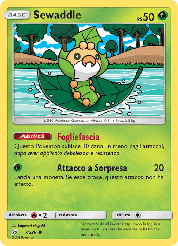 Sewaddle, carta 7 di Sintonia Mentale