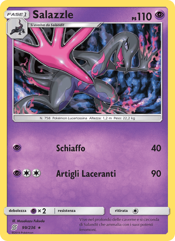 Salazzle, carta 99 di Sintonia Mentale