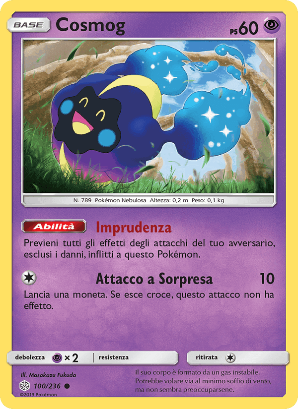 Cosmog, card 100 from Eclissi Cosmica