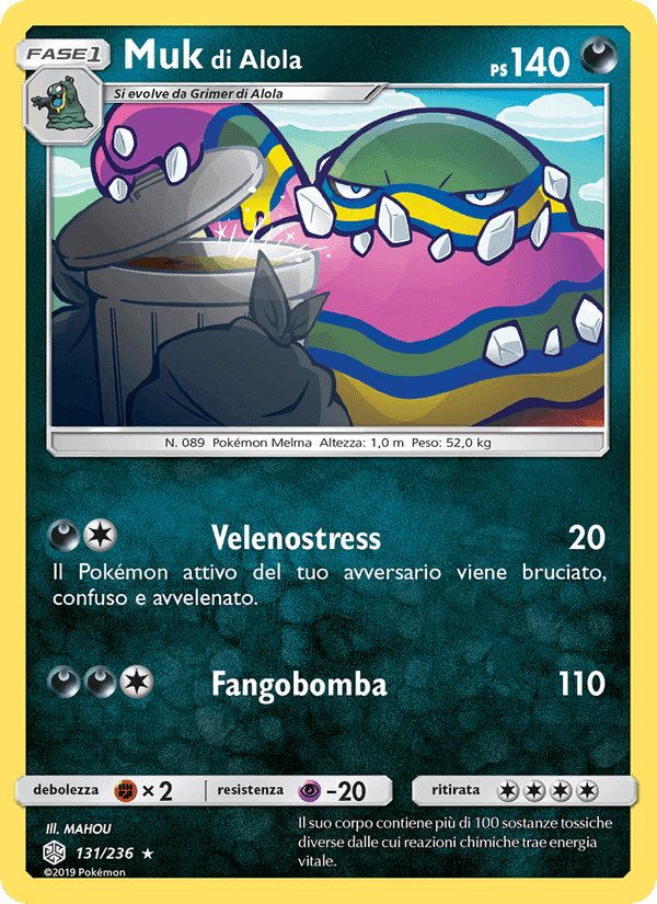 Muk di Alola, card 131 from Eclissi Cosmica