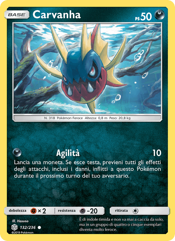 Carvanha, card 132 from Eclissi Cosmica