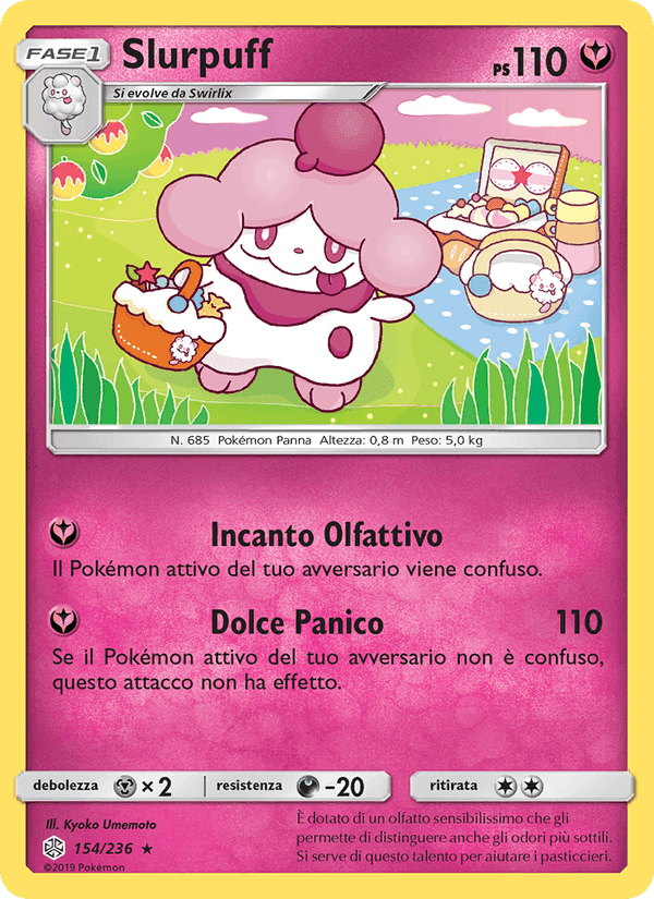 Slurpuff, carta 154 di Eclissi Cosmica