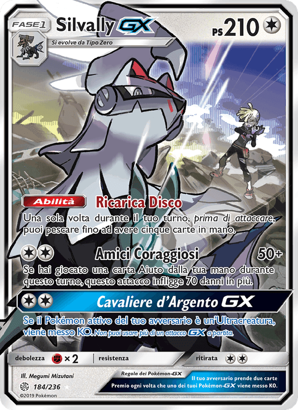 Silvally GX, carta 184 di Eclissi Cosmica