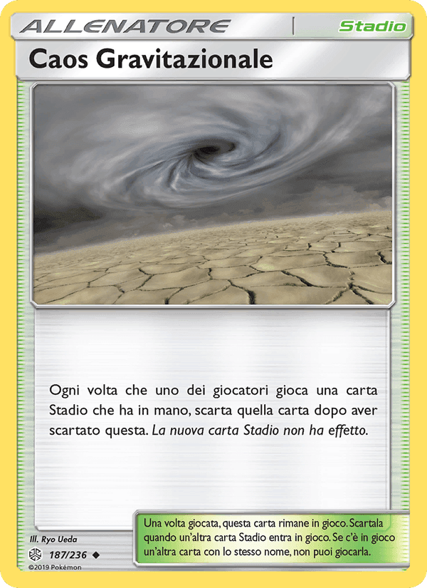 Caos Gravitazionale, carta 187 di Eclissi Cosmica