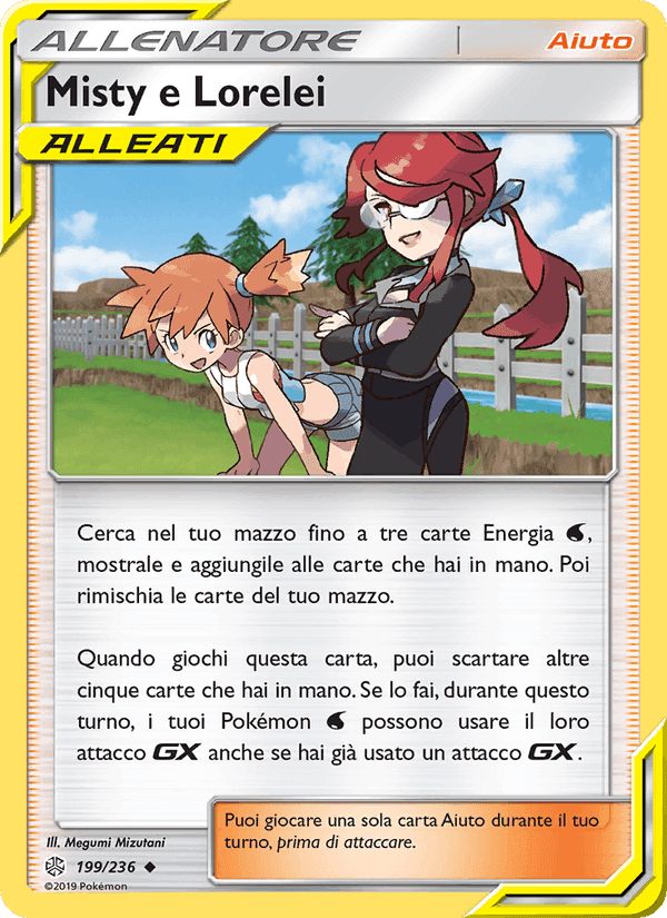 Misty e Lorelei, card 199 from Eclissi Cosmica