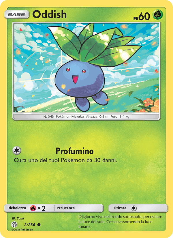 Oddish, carta 2 di Eclissi Cosmica