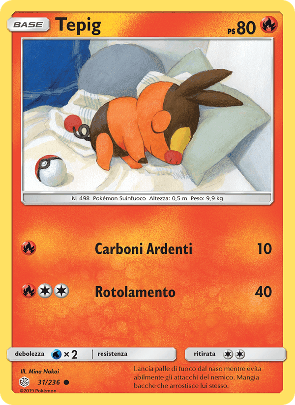 Tepig, carte 31 de Eclissi Cosmica