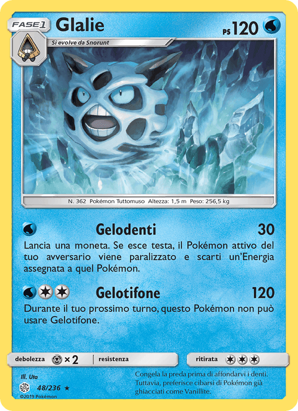 Glalie, carta 48 di Eclissi Cosmica