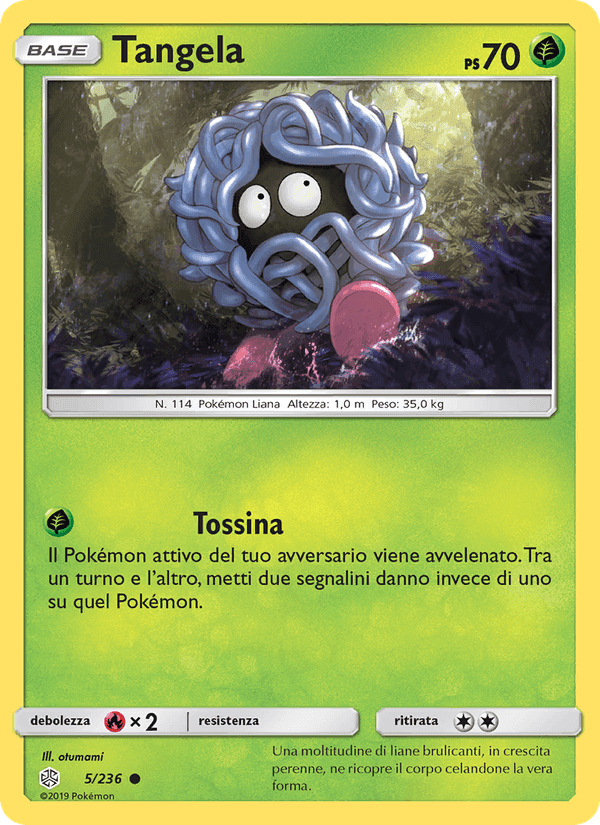 Tangela, carta 5 di Eclissi Cosmica