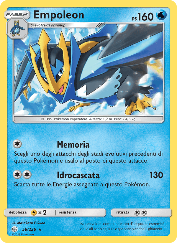 Empoleon, carte 56 de Eclissi Cosmica