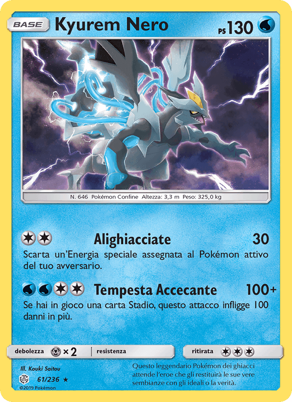 Kyurem Nero, carta 61 di Eclissi Cosmica