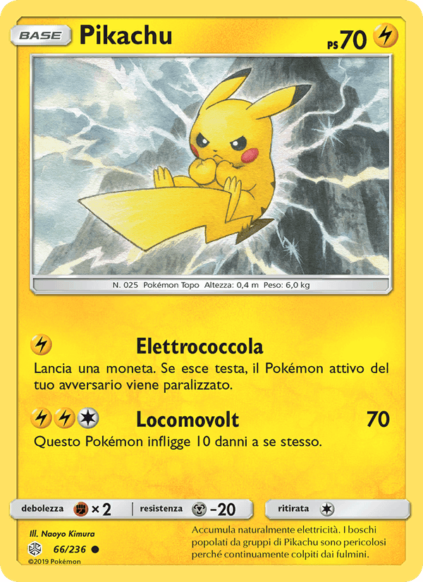 Pikachu, carta 66 di Eclissi Cosmica