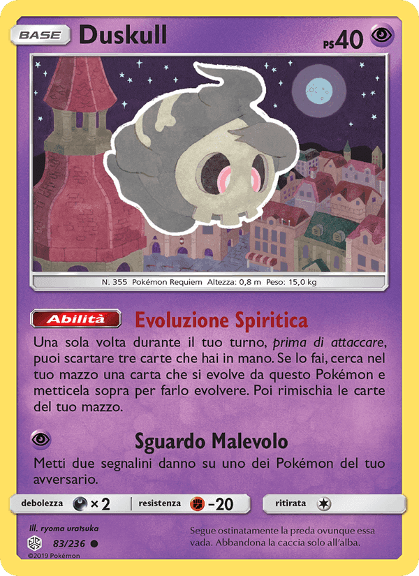 Duskull, carta 83 di Eclissi Cosmica