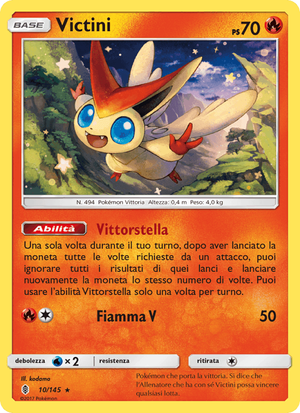 Victini, carta 10 di Guardiani Nascenti