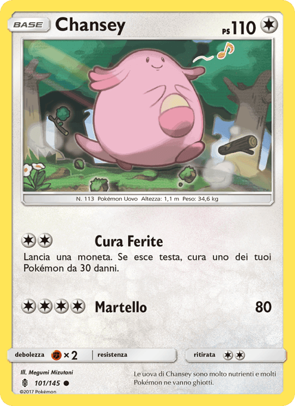 Chansey, carta 101 di Guardiani Nascenti