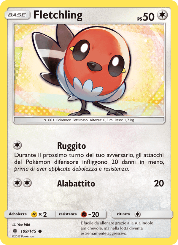 Fletchling, carta 109 di Guardiani Nascenti