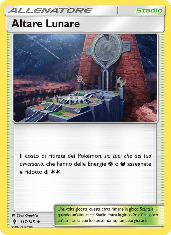 Altare Lunare, carta 117 di Guardiani Nascenti
