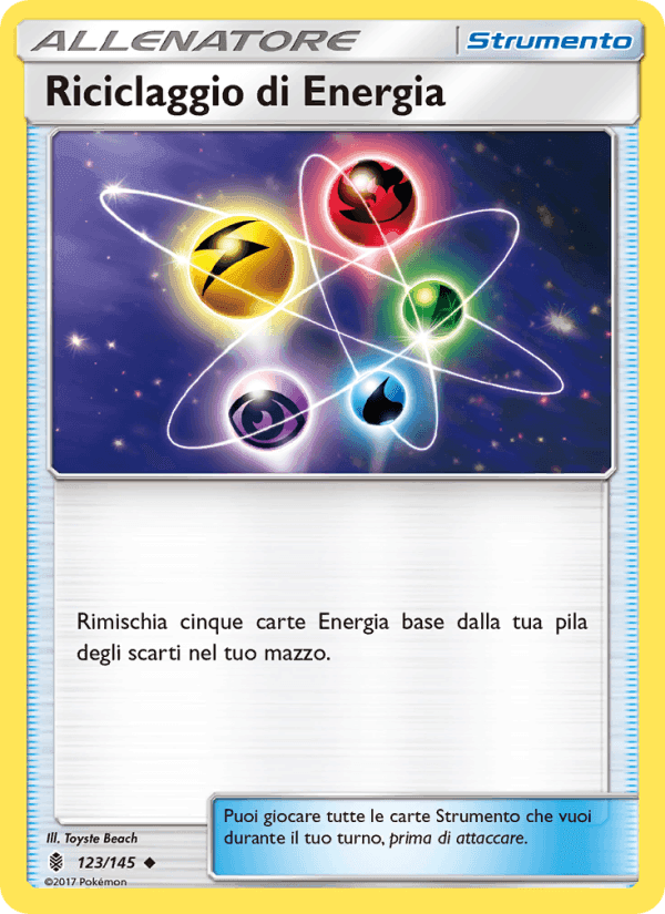 Riciclaggio di Energia, carta 123 di Guardiani Nascenti