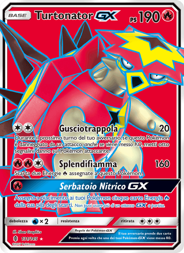 Guardiani Nascenti の 131 番、Turtonator GX