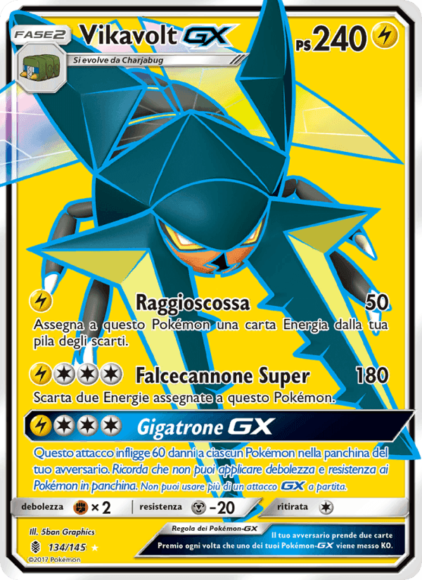 Vikavolt GX, carta 134 di Guardiani Nascenti