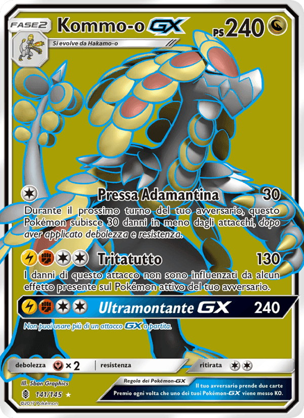 Kommo-o GX, carta 141 de Guardiani Nascenti
