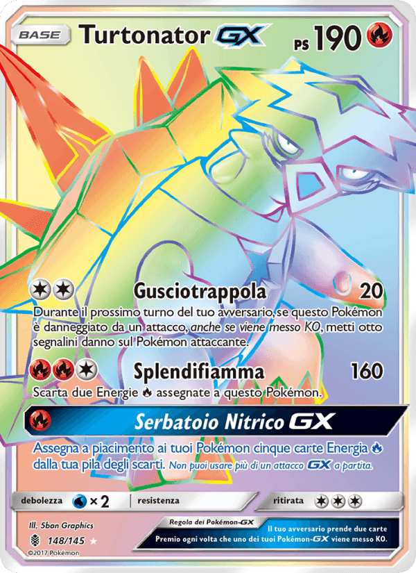 Turtonator GX, carta 148 di Guardiani Nascenti