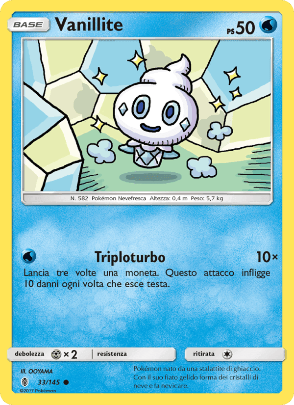 Vanillite, carta 33 di Guardiani Nascenti