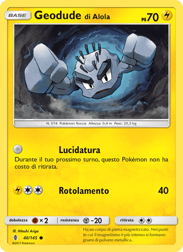 Geodude di Alola, carta 40 di Guardiani Nascenti