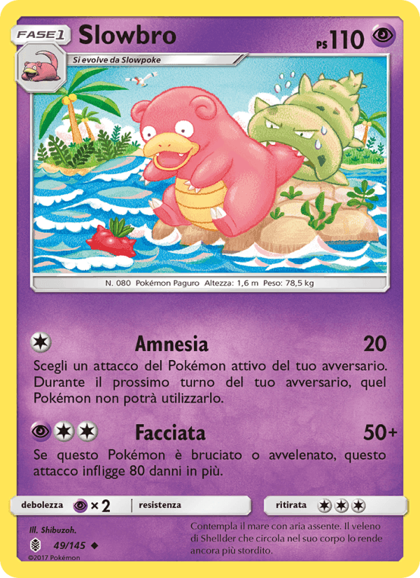 Slowbro, carta 49 di Guardiani Nascenti