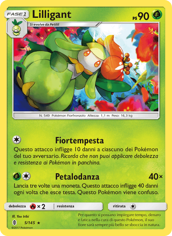 Lilligant, carta 5 di Guardiani Nascenti