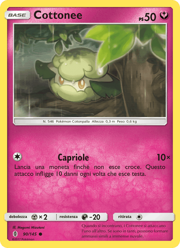 Cottonee, card 90 from Guardiani Nascenti
