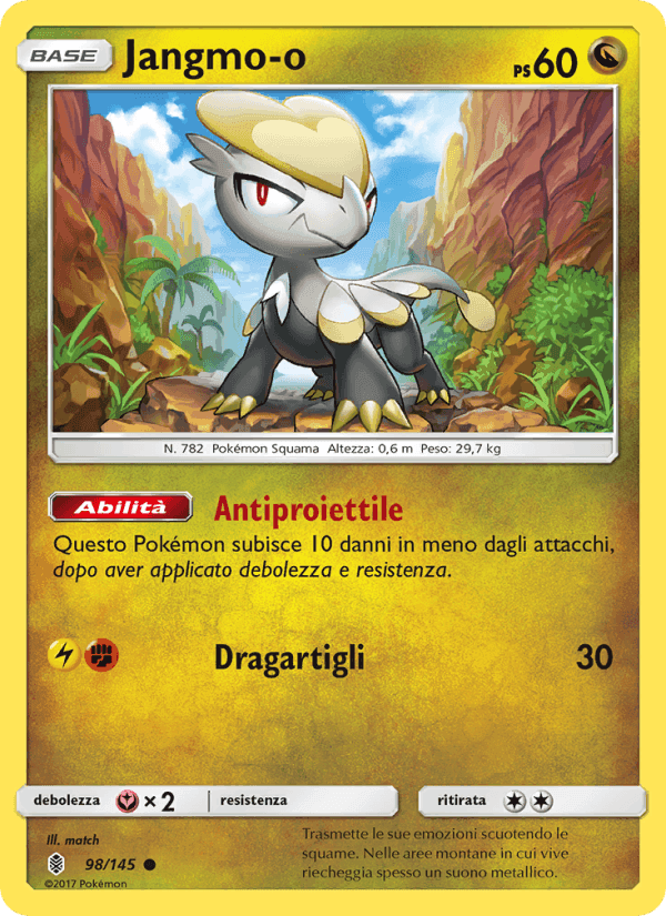 Jangmo-o, carta 98 di Guardiani Nascenti