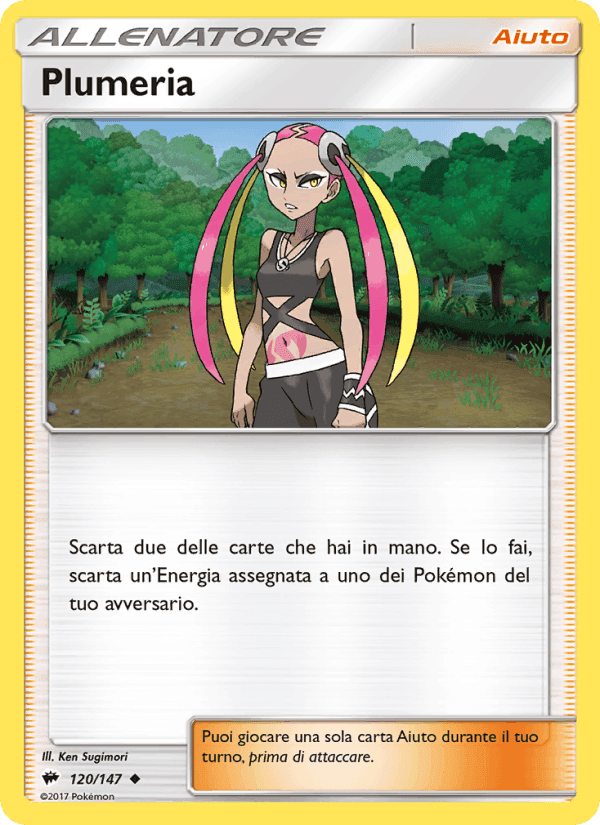 Plumeria, carta 120 di Ombre Infuocate