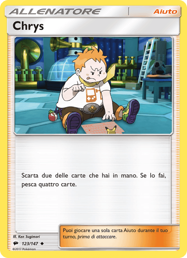 Chrys, carta 123 di Ombre Infuocate