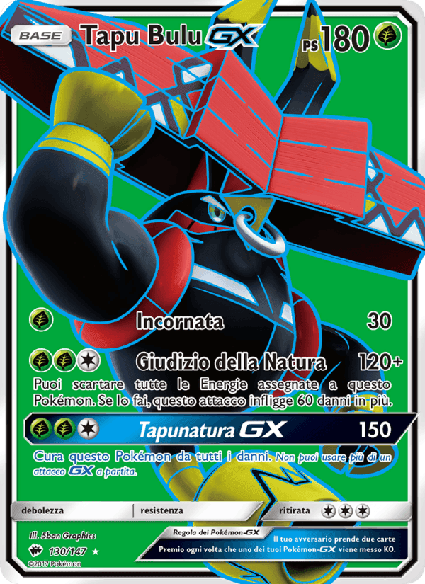 Tapu Bulu GX, card 130 from Ombre Infuocate
