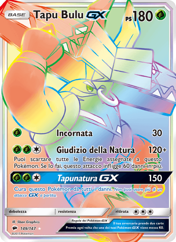 Tapu Bulu GX, carta 149 di Ombre Infuocate