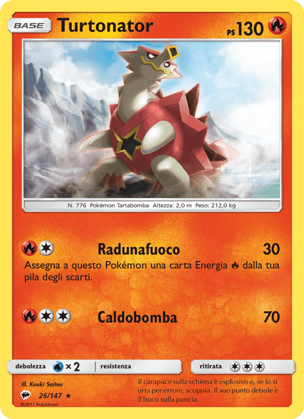 Turtonator, carta 26 di Ombre Infuocate