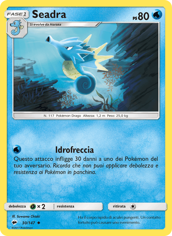 Seadra, carta 30 de Ombre Infuocate