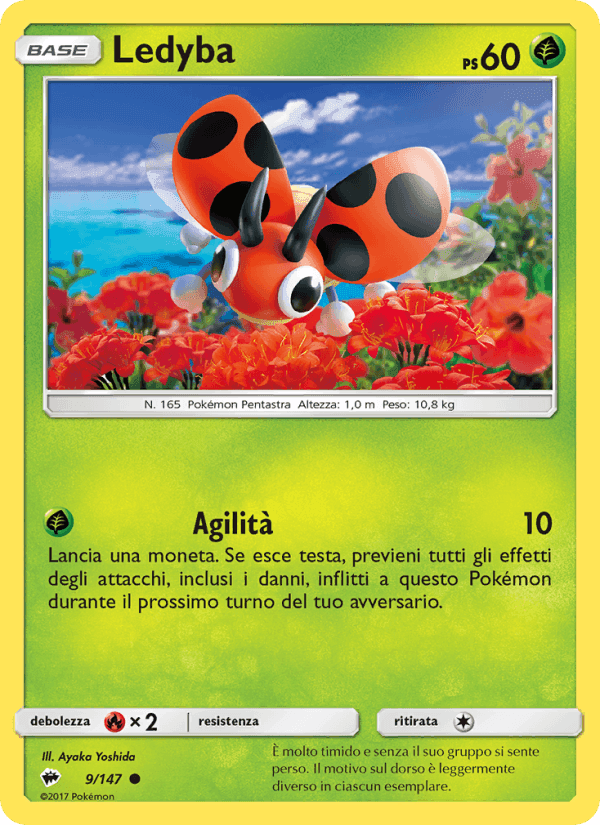 Ledyba, carta 9 di Ombre Infuocate