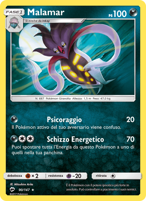 Malamar, carta 90 di Ombre Infuocate